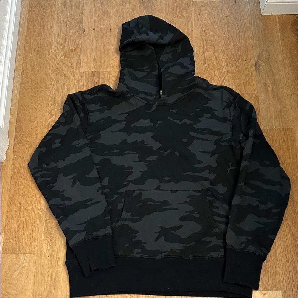 Todd Snyder Champion Black Camouflage Hoodie